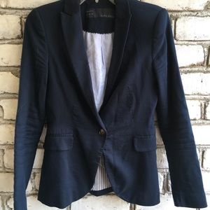 Zara basics navy blazer - Size 6
